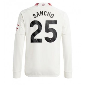 Manchester United Jadon Sancho #25 Replika Tredjetrøje 2023-24 Langærmet